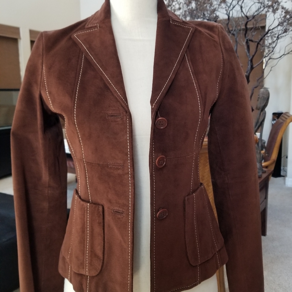 BCBG Suede Jacket